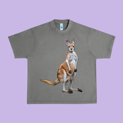 Kangaroo Urban Heavy Tee Designed By Lillyallendesigns