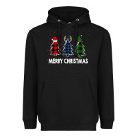 Black Merry Christmas Heavyweight Hoodie - Bettercallsaul