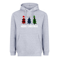 Heather Grey Merry Christmas Heavyweight Hoodie - Bettercallsaul