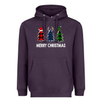 Plum Merry Christmas Heavyweight Hoodie - Bettercallsaul