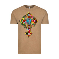 Vintage Coffee christmas cross Vintage Tee - AdoDesignShop