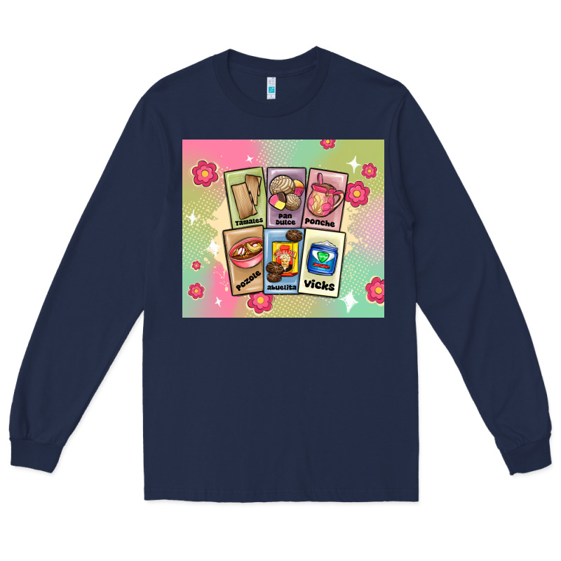 Traditional Mexican Food Long Sleeve Tee by MaliasSmallBusiness | Teevron