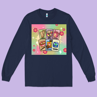 Traditional Mexican Food Long Sleeve Tee Designed By Maliassmallbusiness
