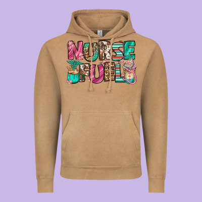 Nurse Fuel Coffee Cups Vintage Hoodie Designed By Jasminsmagicworld