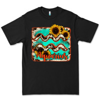 Black aquarius turquoise cowhide Premium Tee - RanaPortraitStore