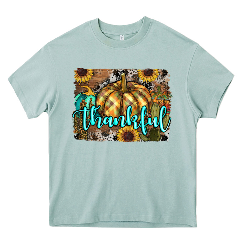 Thankful Pumpkin Heavy Core Tee by RanaPortraitStore | Teevron
