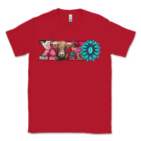 Red xoxo braunvieh cow Classic Tee - AdoDesignShop
