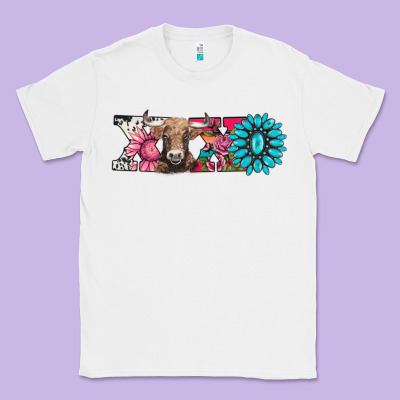 Xoxo Braunvieh Cow Classic Tee Designed By Adodesignshop