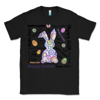 Black Happy Easter Classic Tee - CowhideDigitalArt
