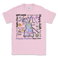 Bubblegum Pink Happy Easter Classic Tee - CowhideDigitalArt
