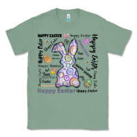 Sage Happy Easter Classic Tee - CowhideDigitalArt