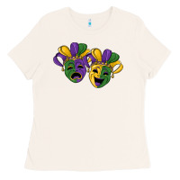 Bone mardi gras mask Ladies Tee - RanaPortraitStore