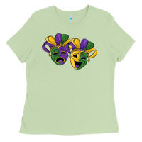 Matcha mardi gras mask Ladies Tee - RanaPortraitStore