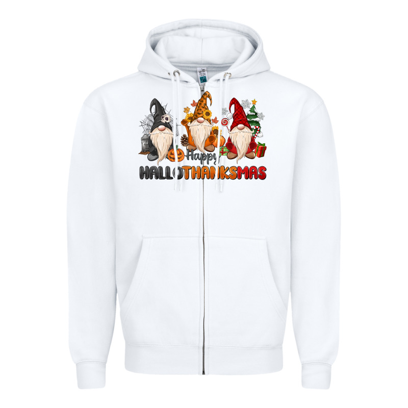 Happy Hallothanksmas Zipper Hoodie by MaliasSmallBusiness | Teevron