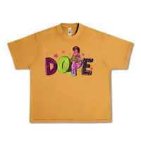 Peanut Butter dope with afro black woman Urban Heavy Tee - NancyCooperArtShop