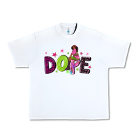 White dope with afro black woman Urban Heavy Tee - NancyCooperArtShop