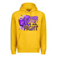 Lemon Her fight is our fight purple ribbon Premium Hoodie - NancyCooperArtShop