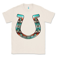 Natural serape turquoise horseshoe Classic Tee - Jasminsmagicworld