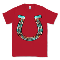 Red serape turquoise horseshoe Classic Tee - Jasminsmagicworld