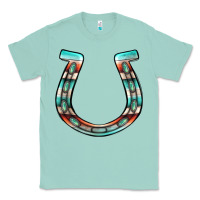 Seafoam serape turquoise horseshoe Classic Tee - Jasminsmagicworld