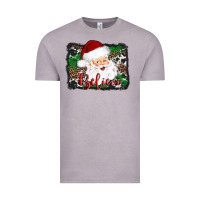 Vintage Zinc believe santa Vintage Tee - AdoDesignShop