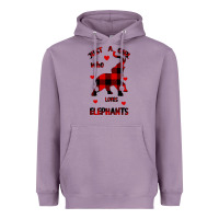 Lavender Just a girl who loves Elephants - Elephant Heavyweight Hoodie - Bettercallsaul