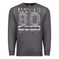 Charcoal Heather Born in 1980 Womens Premium Sweatshirt - Bettercallsaul