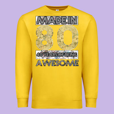 Born In 1980 Womens Premium Sweatshirt Designed By Bettercallsaul