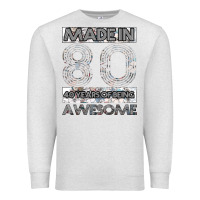 Oatmeal Heather Born in 1980 Womens Premium Sweatshirt - Bettercallsaul