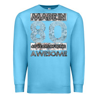 Ocean Blue Born in 1980 Womens Premium Sweatshirt - Bettercallsaul