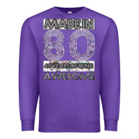 Purple Born in 1980 Womens Premium Sweatshirt - Bettercallsaul