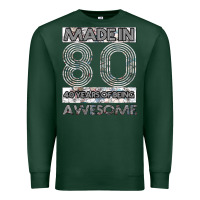 Sports Green Born in 1980 Womens Premium Sweatshirt - Bettercallsaul