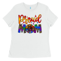 White proud mom Ladies Tee - JahusDesignShop