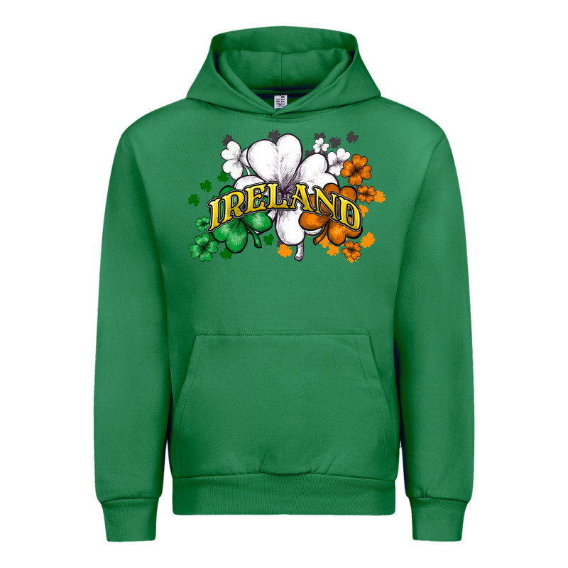 St. Patrick's Ireland Flag Urban Hoodie by HowdyJamesFarm | Teevron