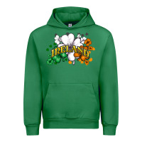 Emerald St. Patrick's Ireland flag Urban Hoodie - HowdyJamesFarm