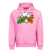 Fuchsia Pink St. Patrick's Ireland flag Urban Hoodie - HowdyJamesFarm