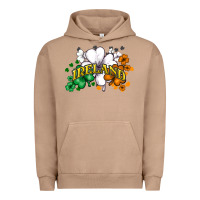 Pigment Burro St. Patrick's Ireland flag Urban Hoodie - HowdyJamesFarm