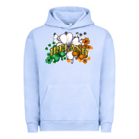 Pigment Grape Ice St. Patrick's Ireland flag Urban Hoodie - HowdyJamesFarm