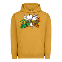 Pigment Peanut Butter St. Patrick's Ireland flag Urban Hoodie - HowdyJamesFarm
