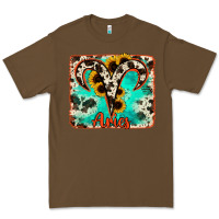 Cacao aries turquoise cowhide Premium Tee - RanaPortraitStore