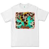 White aries turquoise cowhide Premium Tee - RanaPortraitStore