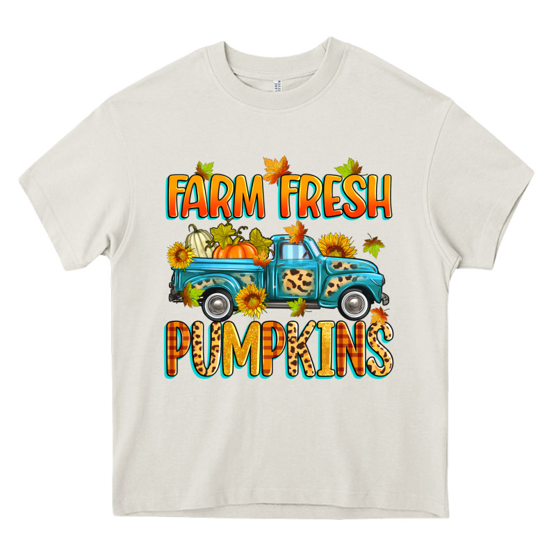Farm Fresh Pumpkins Heavy Core Tee by Zillion Design Studio | Teevron