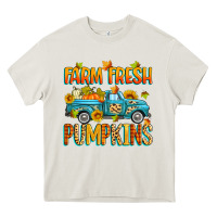 Cream farm fresh pumpkins Heavy Core Tee - Zillion Design Studio