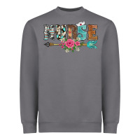 Storm western nurse arrow floral Heavyweight Sweatshirt - BarkalooDesign
