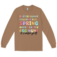 Toasted Coconut easter bunny spring Long Sleeve Tee - MaliasSmallBusiness