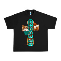 Black blessed cross Urban Heavy Tee - BarkalooDesign