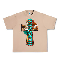 Burro blessed cross Urban Heavy Tee - BarkalooDesign
