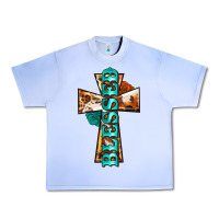 Grape Ice blessed cross Urban Heavy Tee - BarkalooDesign