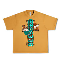 Peanut Butter blessed cross Urban Heavy Tee - BarkalooDesign