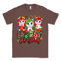 Chestnut Merry Christmas unicorns Classic Tee - NancyCooperArtShop